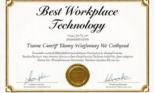 Best Workplace certificate