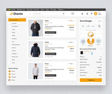 E-commerce platform interface